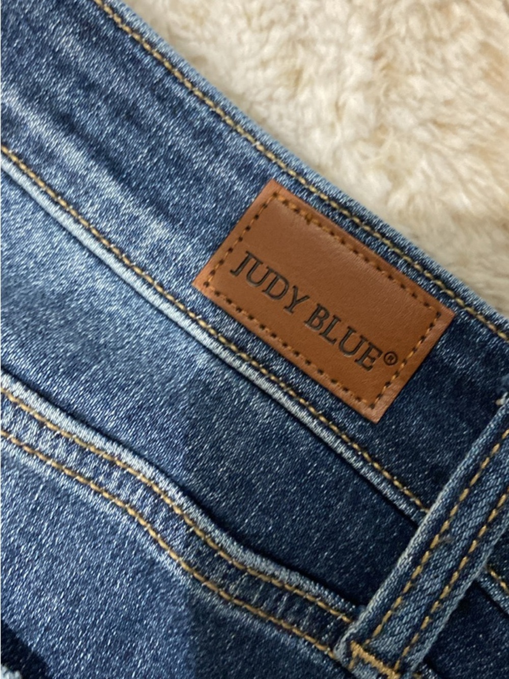 Judy Blue Medium-Dark Blue Skinny Jeans - Picture 2 of 6